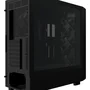 Gabinete Gamer Frontal De Madeira Com 4 Fans Bg-061 Preto