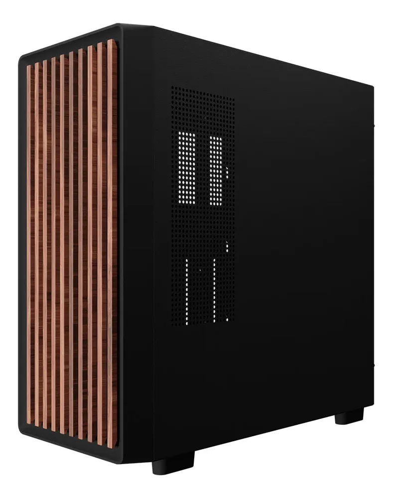 Gabinete Gamer Frontal De Madeira Com 4 Fans Bg-061 Preto Gabinete Gamer Frontal De Madeira Com 4 Fans Bg-061 Preto