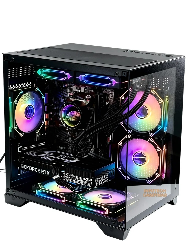 PC Gamer Aquario Ryzen 7 5700x | RTX 5060 8GB | 32gb Ddr4 | SSD 1TB Nvme | Fonte 750w 80 Plus | Visual Black Edition - view 5