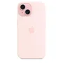 Capa Com Magsafe Para Iphone 15, Apple, Silicone, Rosa-claro