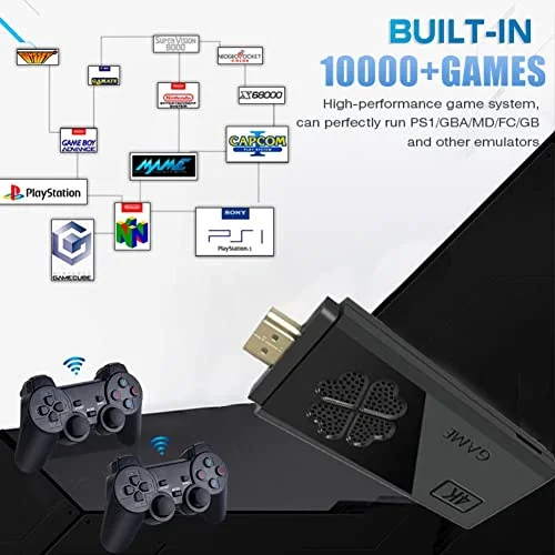Vídeo Game Retrô 4k 64g Com 10.000 Jogos, Hd Display, Vídeo Game Stick Para Ps1/gba/fc/md, Clássico Retro Video Game Ret Vídeo Game Retrô 4k 64g Com 10.000 Jogos, Hd Display, Vídeo Game Stick Para Ps1/gba/fc/md, Clássico Retro Video Game Ret