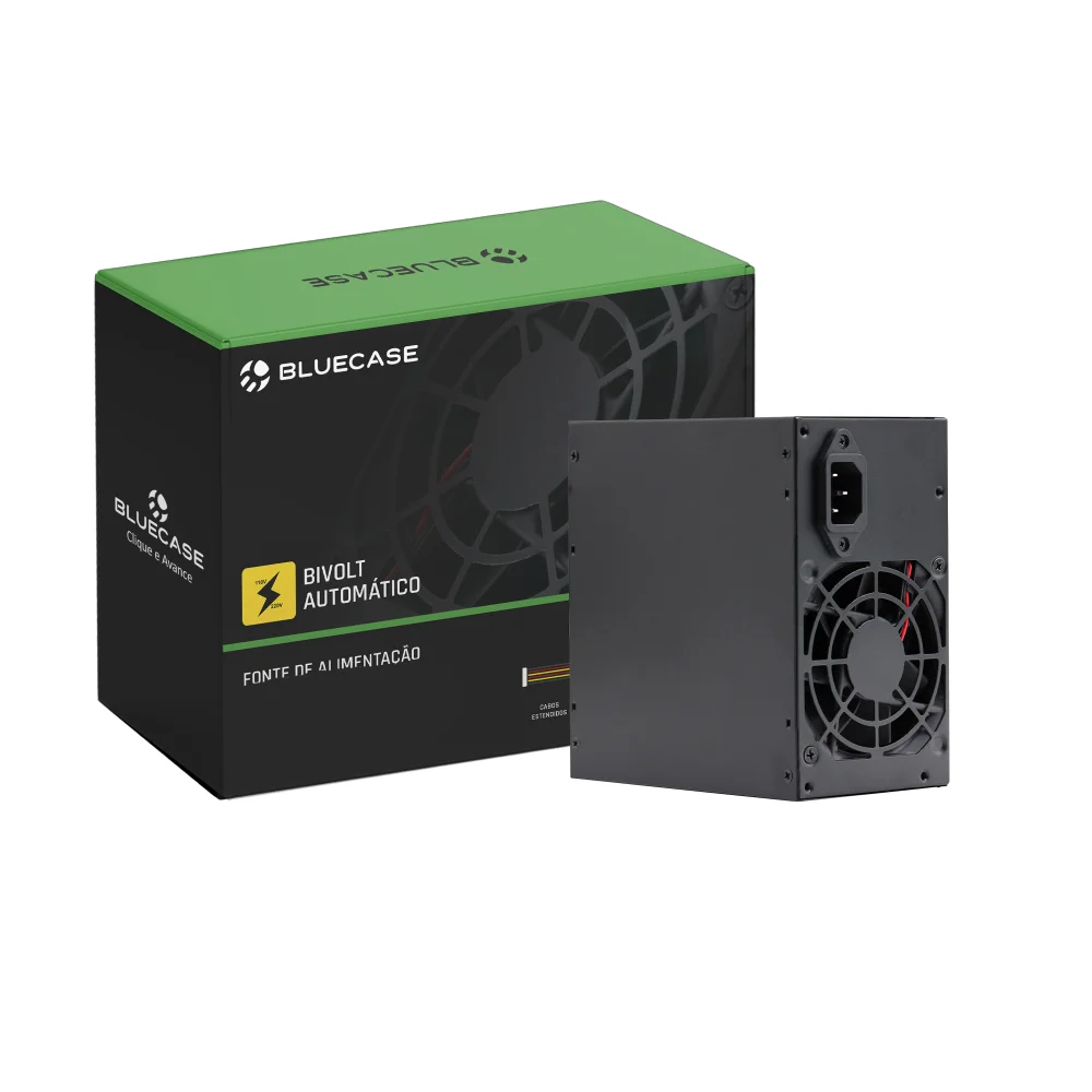 Fonte Atx 350w Real C/ Cabo Automático 8 Pinos 4+4 Preto Fonte Atx 350w Real C/ Cabo Automático 8 Pinos 4+4 Preto