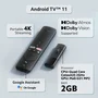 Xiaomi-mi tv stick 4k versão global, 1gb de ram, 8gb rom, tv android 9.0 inteligen