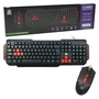 Kit Teclado E Mouse C/ Fio Mouse Pad Gamer Kit 5+