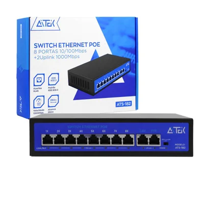 Switch-Poe-8-Portas-10-100mbps