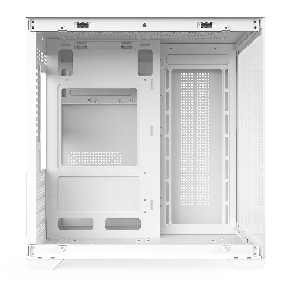 Gabinete Aquario Gamer Grodd Snow Branco Gabinete Aquario Gamer Grodd Snow Branco