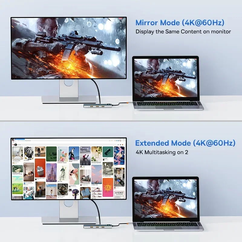 Hub Usb-c Baseus 8 Em 1 Dockstation Hdmi 4k Usb 3.0 Sd 100w em Campinas - foto 5