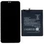 Frontal Tela Completa Compatível Com Xiaomi Mi 8 Lite + Bateria Bm3j Cor:preto