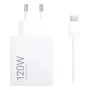 Carregador Tomada Rápido Xiaomi Mdy-14-ee Usb-c 120w - Branco + Cabo Usb / Usb-c