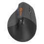 Mouse Bluetooth Sem Fio Wireless Vertical Ergonomico 2.4ghz Recarregavel Fire Phoenix D-m4 Grafite