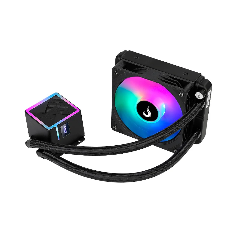 Water Cooler Gamer Rise Mode Black 120mm RGB Rainbow - RM-WCB-01-RBW
