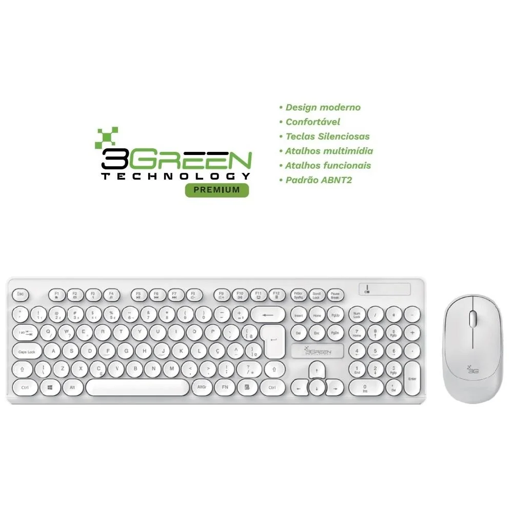 "Computador All In One 24"" Branco, Intel i5 9400, 16gb Ddr4, SSD 512gb, WINDOWS 11  , Webcam, Wi-fi, 3green Unique" em Campinas - foto 3