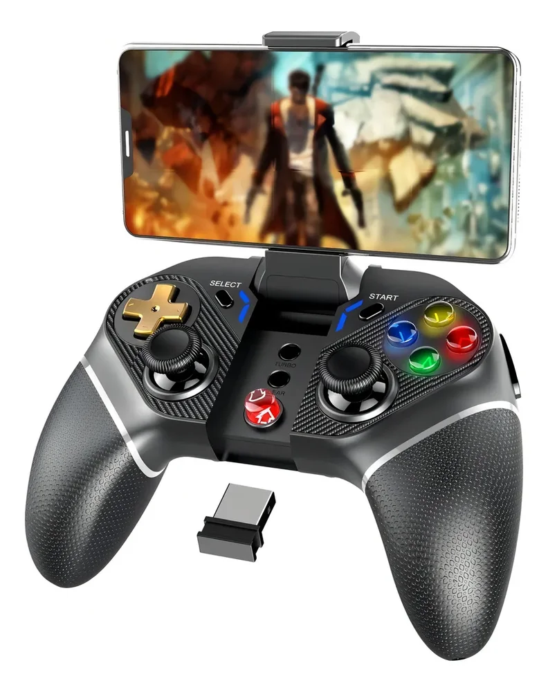 Controle Joystick Pg-9218 Ipega Bluetooth 5.0 Modo Turbo Cor Preto Controle Joystick Pg-9218 Ipega Bluetooth 5.0 Modo Turbo Cor Preto