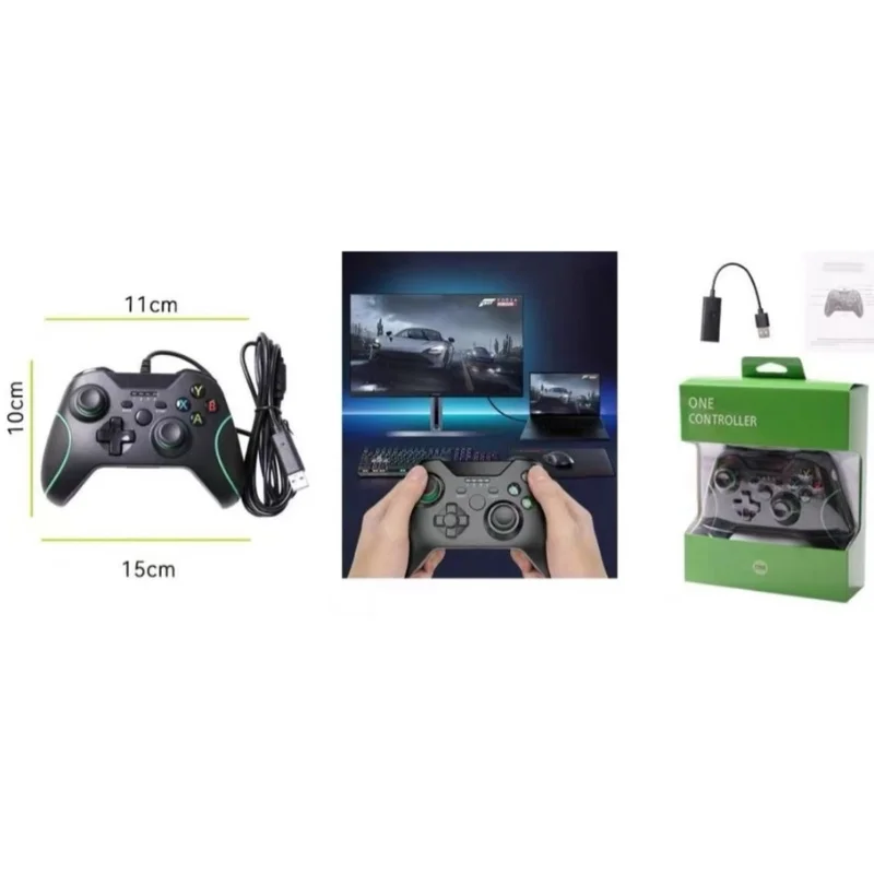 Controle Compatível Com XBOX One, Series E PC Com Fio Qualidade Top Modelo-ykq-125