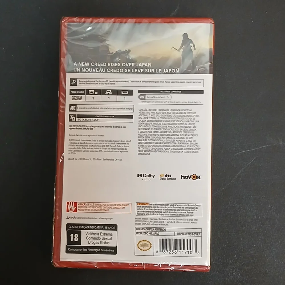 Assassins Creed Shadows - Nintendo Switch 2