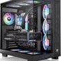 PC Gamer Profissional Am5 Ryzen 7 9800x3d Com RTX 5080 Msi | Water Cooler 360mm, Gabinete Thermaltake View 380 Xl