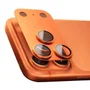 Película Câmera Traseira Compatível Com Iphone 17 Pro Max Ar Alumínio Lente Vidro Temperado Cor:laranja;tamanho:iphone 1