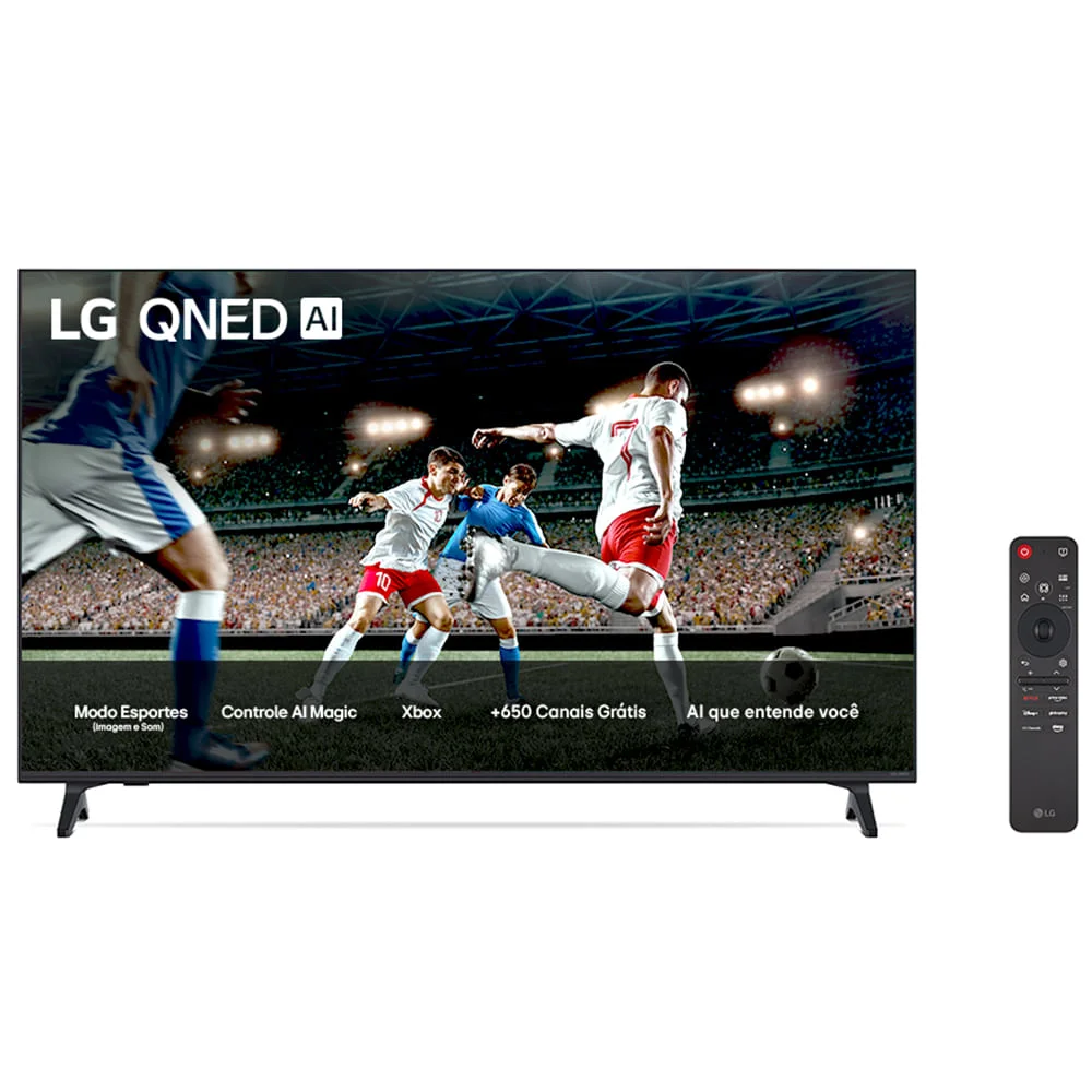 Smart Tv 4k Lg Qned 55” "" Processador Ai A7 Gen 8, Super Upscaling, Webos 25, Controle Ai Magic - 55qned73asa - Bivolt - view 2
