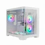 Gabinete Gamer Aquário Vidro Curvo 5 Fans Hub Usb 3.0